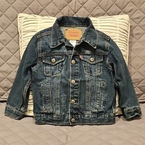 Levi's Kids Blue Jean Jacket Timeless Trucker Style